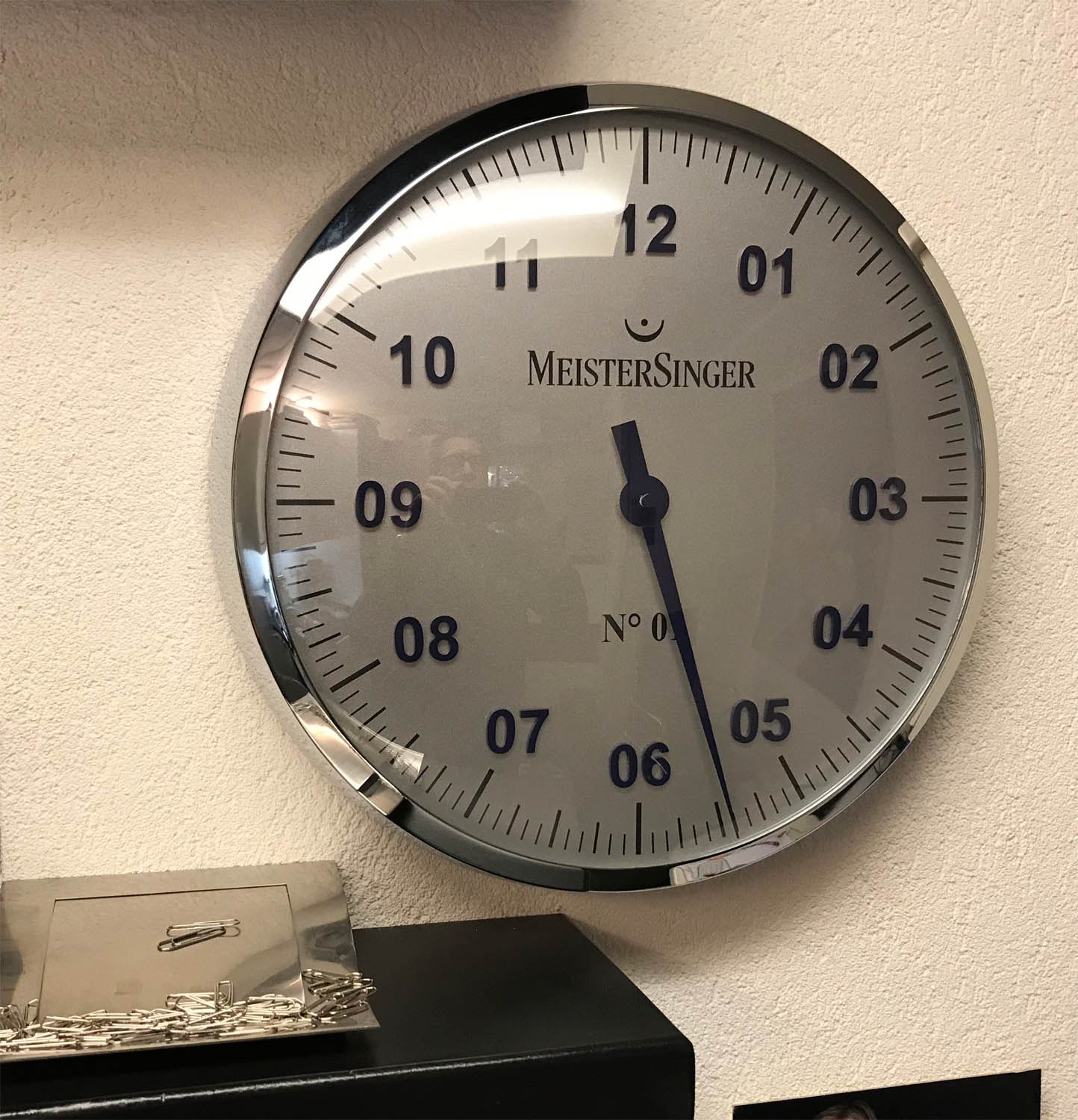 meistersinger wandklok nieuw luxe wandklok van meistersinger met metalen meistersinger wandklok nieuw luxe wandklok van meistersinger met metalen
