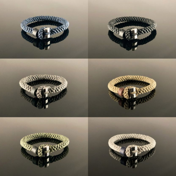 Infinity armband 'Viper' van Brahman, (7 mm dik)