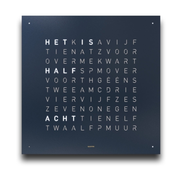 QLOCKTWO EARTH 45 MIDNIGHT - Limited Edition